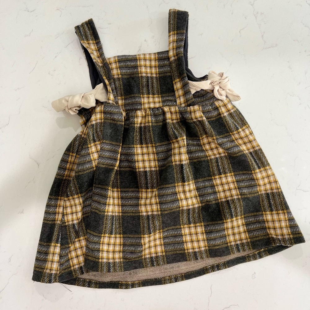 Zara pinafore toddler dress